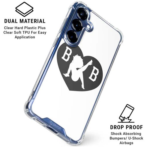Betty Boop BW Galaxy S25 Clear Case