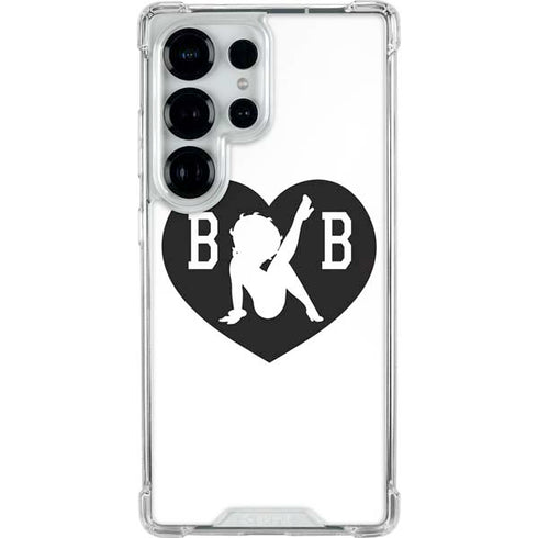 Betty Boop BW Galaxy S25 Ultra Clear Case