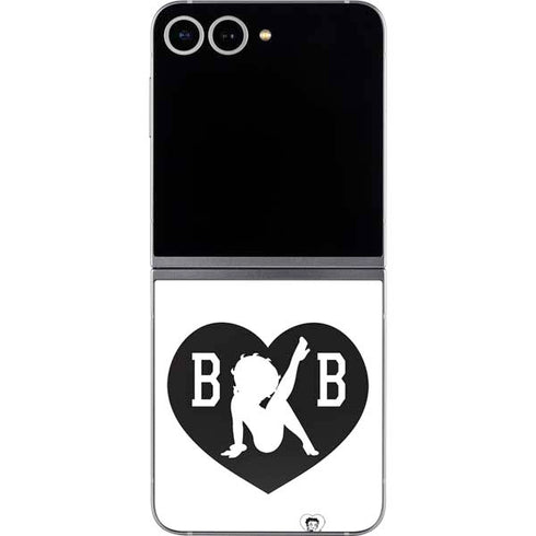 Betty Boop BW Galaxy Z Flip6 Skin