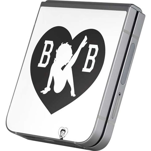 Betty Boop BW Galaxy Z Flip6 Skin