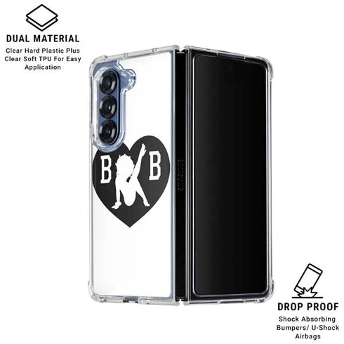 Betty Boop BW Galaxy Z Fold6 Clear Case