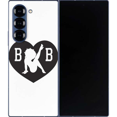 Betty Boop BW Galaxy Z Fold6 Skin