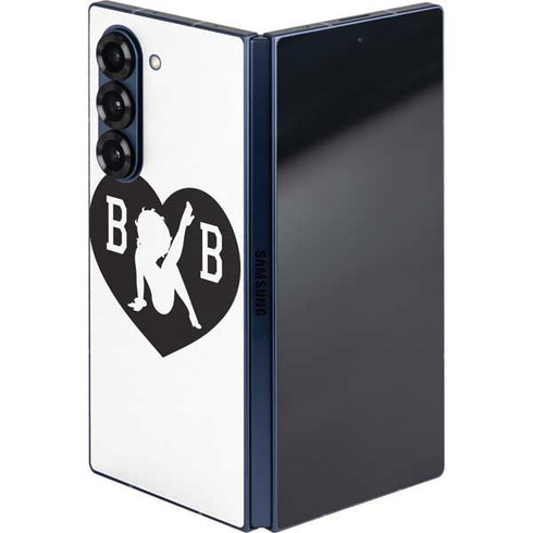 Betty Boop BW Galaxy Z Fold6 Skin