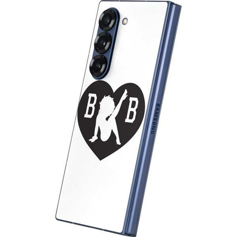 Betty Boop BW Galaxy Z Fold6 Skin