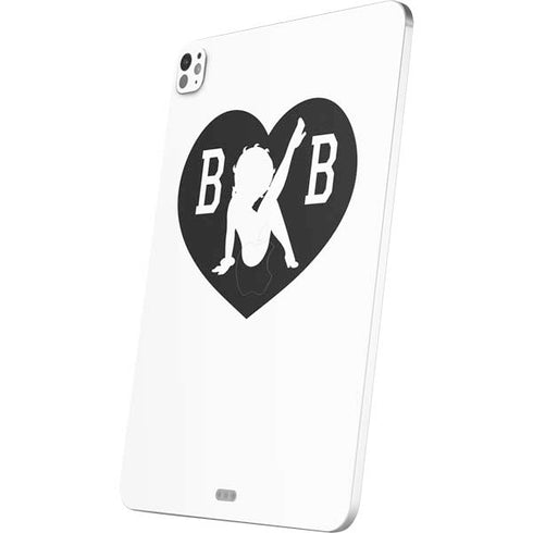 Betty Boop BW iPad Pro 13in M4 (2024) Skin
