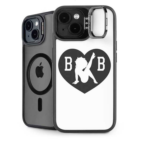 Betty Boop BW iPhone 14 Kickstand Case