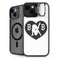 Betty Boop BW iPhone 15 Kickstand Case
