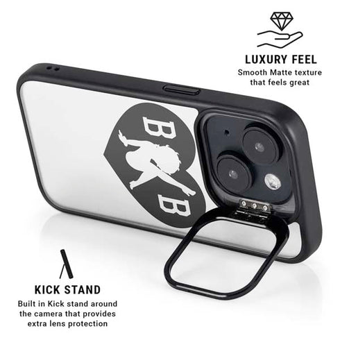 Betty Boop BW iPhone 15 Kickstand Case