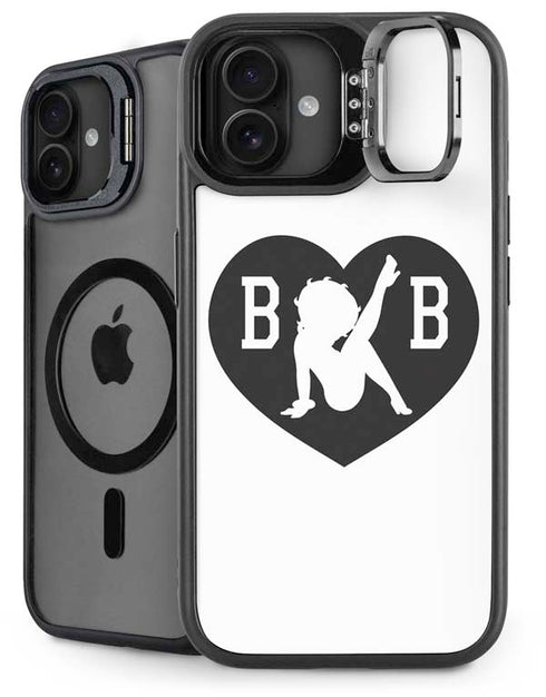 Betty Boop BW iPhone 16 Kickstand Case