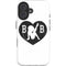 Betty Boop BW iPhone 16 Magsafe Impact Case