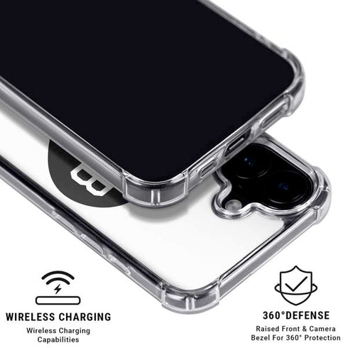 Betty Boop BW iPhone 16 Plus Clear Case