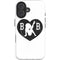Betty Boop BW iPhone 16 Plus Magsafe Impact Case
