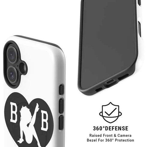 Betty Boop BW iPhone 16 Plus Magsafe Impact Case