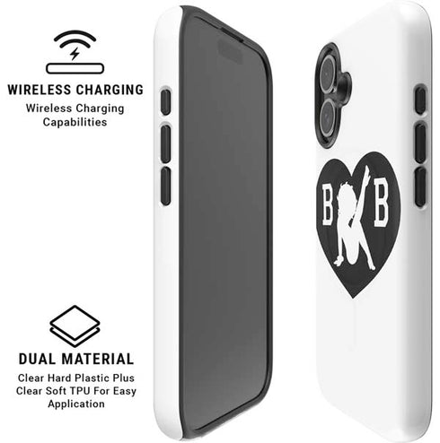 Betty Boop BW iPhone 16 Plus Magsafe Impact Case