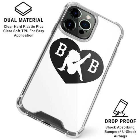 Betty Boop BW iPhone 16 Pro Max Clear Case