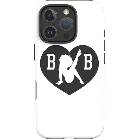 Betty Boop BW iPhone 16 Pro Max Impact Case