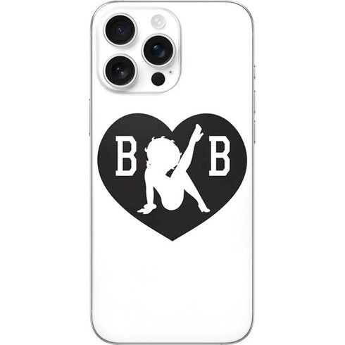 Betty Boop BW iPhone 16 Pro Max Skin