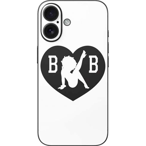 Betty Boop BW iPhone 16 Skin
