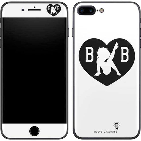 Betty Boop BW iPhone 8 Plus Skin