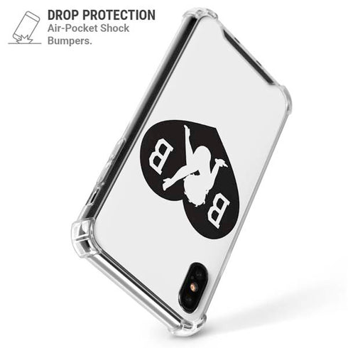 Betty Boop BW iPhone X/XS Clear Case