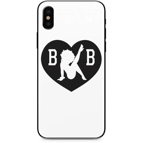Betty Boop BW iPhone XS Skin