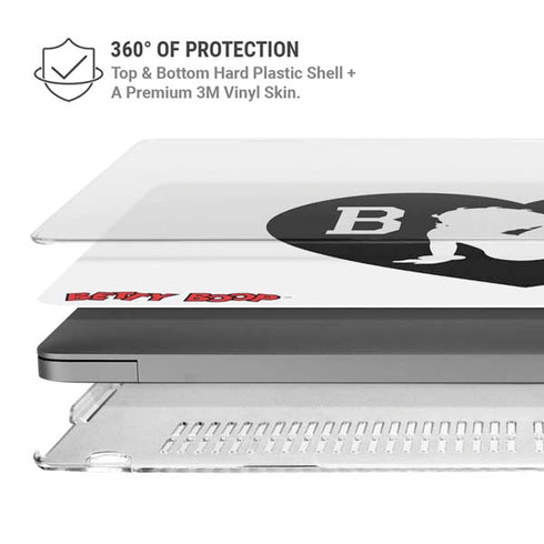 Betty Boop BW MacBook Pro 14in (2021-24) Case plus Skin