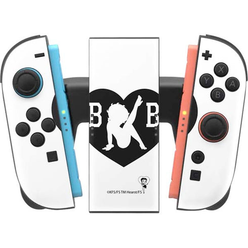 Betty Boop BW Nintendo Switch 2 (2025) Joy-Con Controller Skin