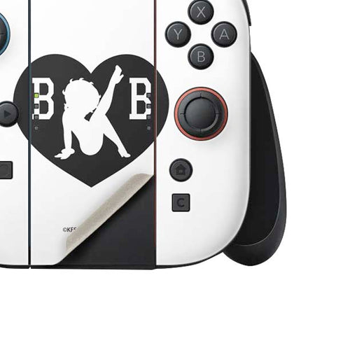 Betty Boop BW Nintendo Switch 2 (2025) Joy-Con Controller Skin