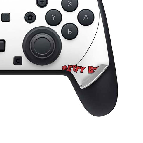 Betty Boop BW Nintendo Switch 2 (2025) Pro Controller Skin