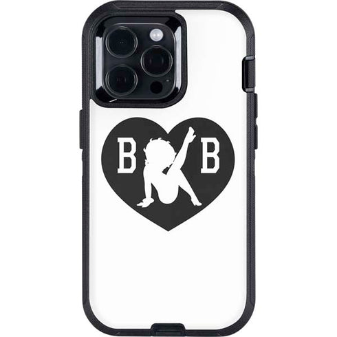 Betty Boop BW Otterbox Defender iPhone Skin