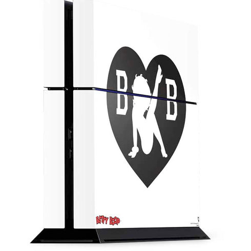 Betty Boop BW PS4 Console Skin