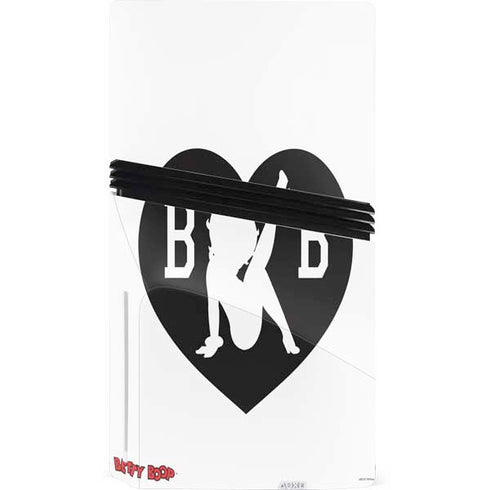 Betty Boop BW PS5 Pro Disk Bundle Skin