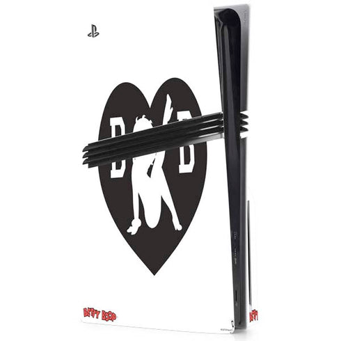 Betty Boop BW PlayStation PS5 Skins