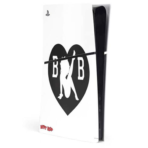 Betty Boop BW PlayStation PS5 Skins