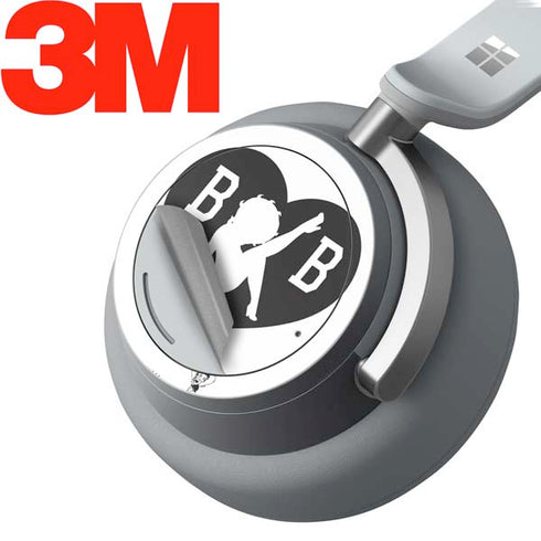 Betty Boop BW Surface Headphones Skin