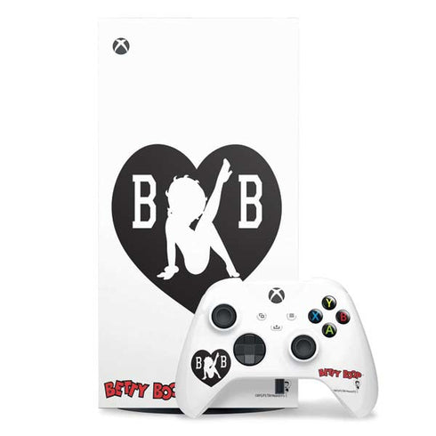 Betty Boop BW Xbox Series X Skins