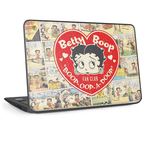 Betty Boop Comic Strip HP Chromebook Skin