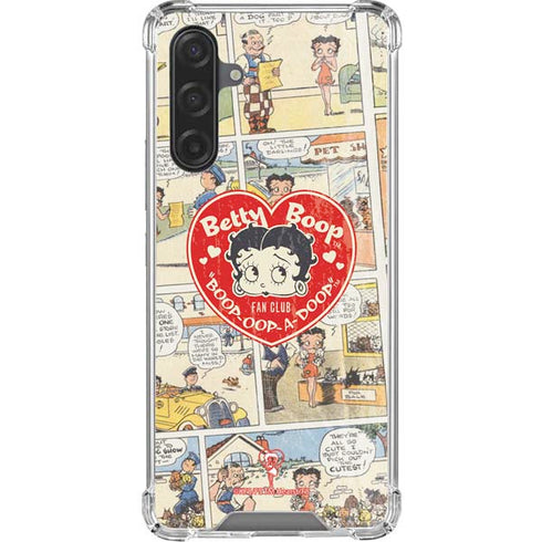 Betty Boop Comic Strip Galaxy A17 Clear Case