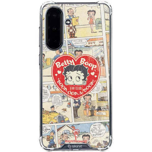 Betty Boop Comic Strip Galaxy A36 5G Clear Case