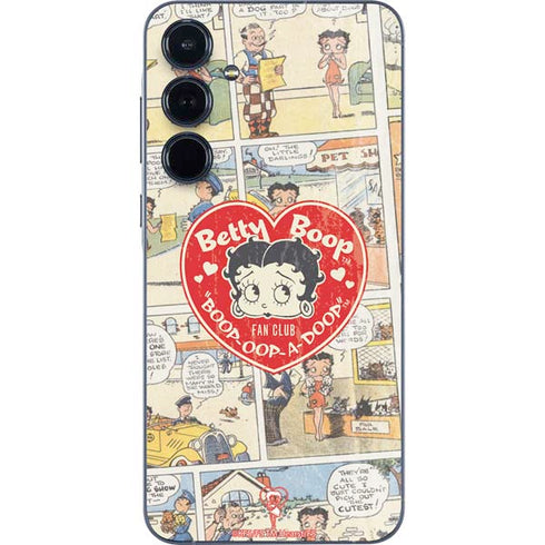 Betty Boop Comic Strip Galaxy A55 5G Skin