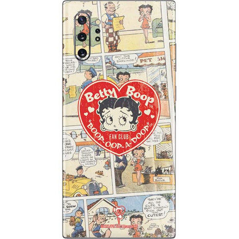 Betty Boop Comic Strip Galaxy Note 10 Plus Skin