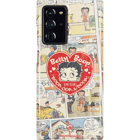 Betty Boop Comic Strip Galaxy Cases