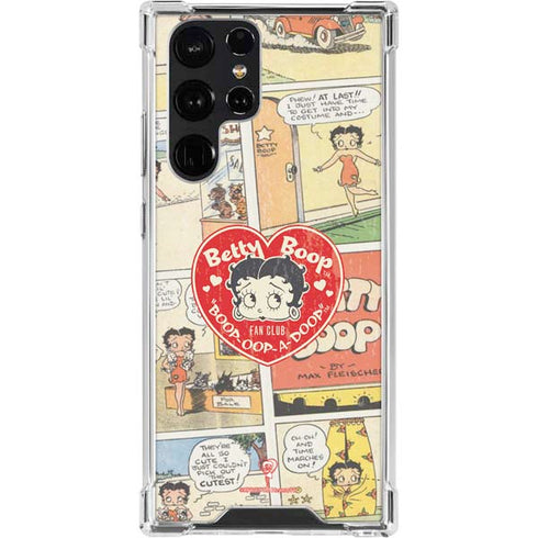 Betty Boop Comic Strip Galaxy S23 Ultra Clear Case