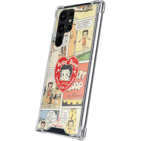 Betty Boop Comic Strip Galaxy S23 Ultra Clear Case