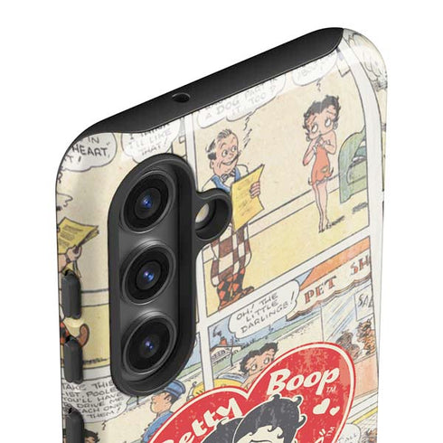 Betty Boop Comic Strip Galaxy S25 Impact Case