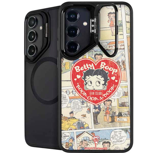 Betty Boop Comic Strip Galaxy S25 Kickstand Case