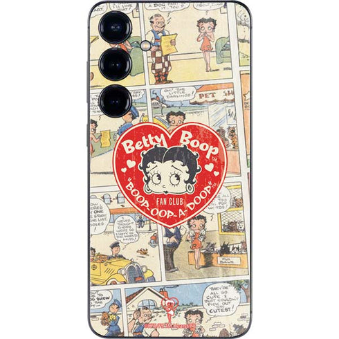 Betty Boop Comic Strip Galaxy S25 Plus Skin