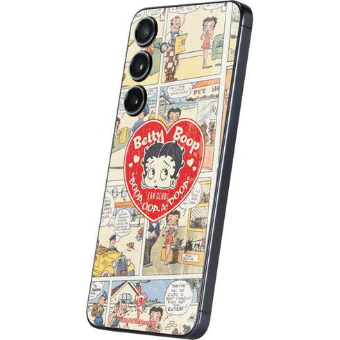 Betty Boop Comic Strip Galaxy S24 Plus Skin