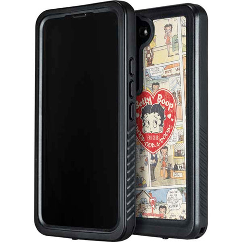 Betty Boop Comic Strip Galaxy S24 Plus Waterproof Case