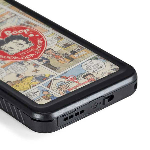 Betty Boop Comic Strip Galaxy S24 Plus Waterproof Case